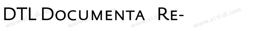 DTL Documenta   Re字体转换